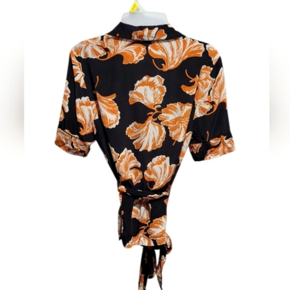 GANNI Geroux Floral Printed Silk Shirt - Picture 4 of 10